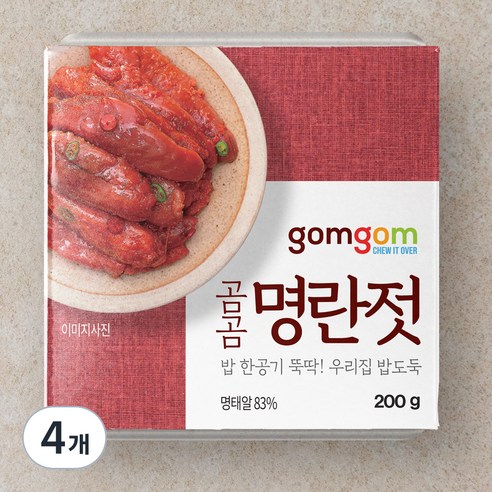 곰곰 명란젓, 200g, 4개