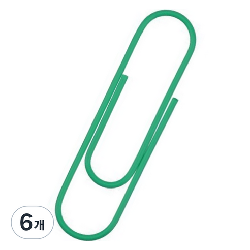 라이크존 다용도 클립 그린 100mm, 6개, 1개입