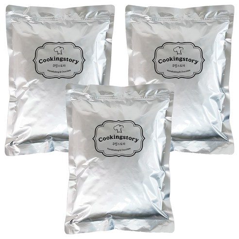 쿠킹스토리 베릴스 다크 컴파운드 코인 코팅초콜릿, 1kg, 3개