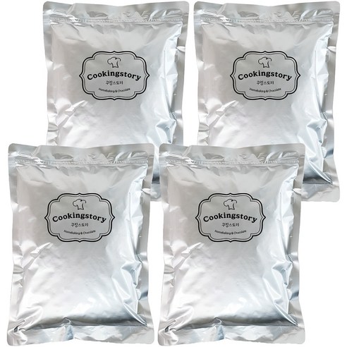 쿠킹스토리 베릴스 다크 컴파운드 코인 코팅초콜릿, 1kg, 4개