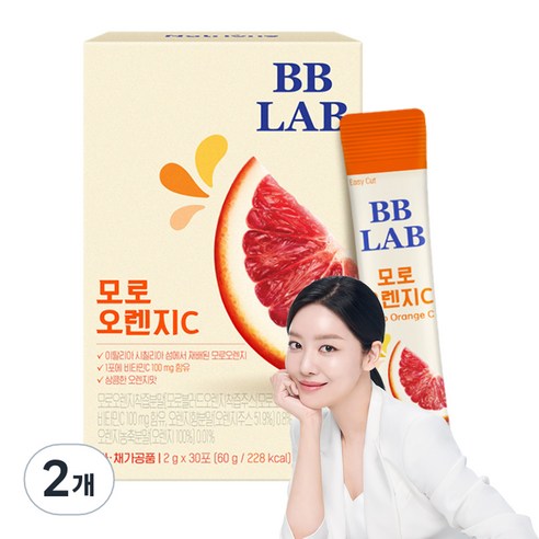 뉴트리원 비비랩 모로오렌지C, 60g, 2개
