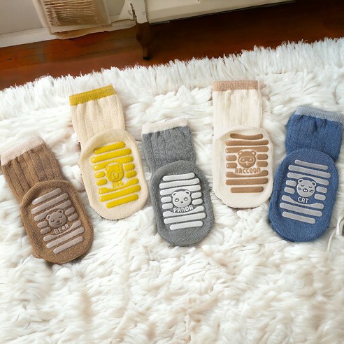 안전하고 귀여운 솜니움베베 동그리 논****** 양말로 우리 아이 첫걸음에 행복을 더하세요!