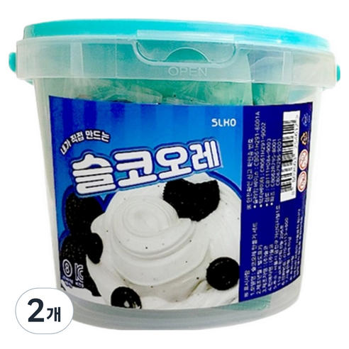 슬코 오레 만들기 슬라임, 혼합색상, 2개