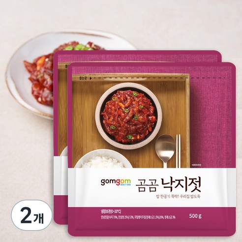 곰곰 낙지젓, 500g, 2개