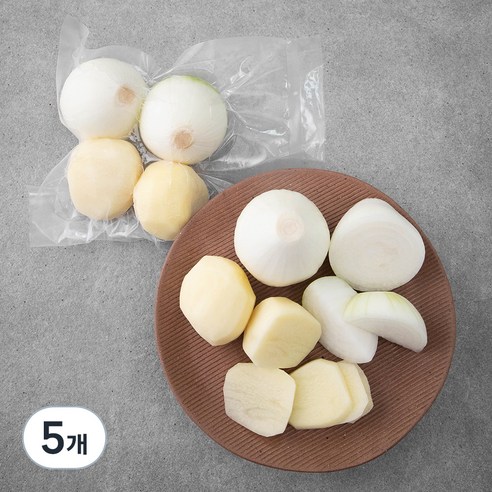 깐감자 + 깐양파, 500g, 5개