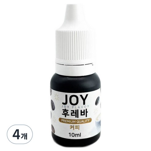 조이후레바 아로미조이 슬라임재료 10ml, 4개, 커피