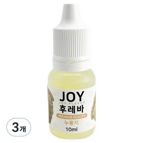 조이후레바 아로미조이 슬라임재료 10ml, 3개, 누룽지