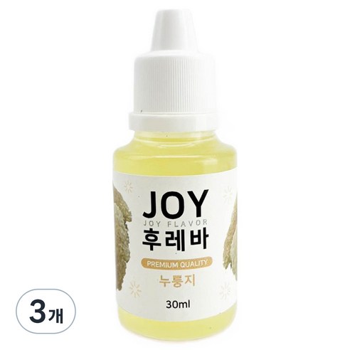 조이라이프 아로마조이 슬라임재료 조이후레바 30ml, 3개, 누룽지