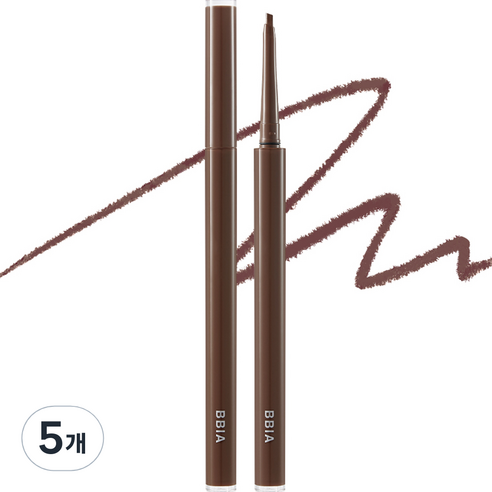 삐아 라스트 오토 젤 아이라이너 슬림 0.1g, 쇼콜라봉봉S, 5개