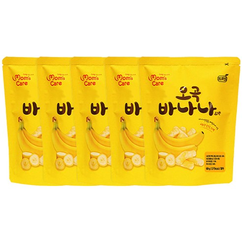 프로엠 오곡 스낵 60g, 바나나, 5개