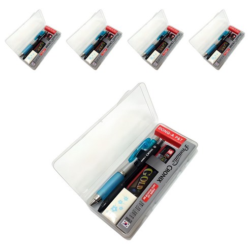 동아 프로매틱 샤프 + 볼펜 문구세트, 혼합색상, 5세트