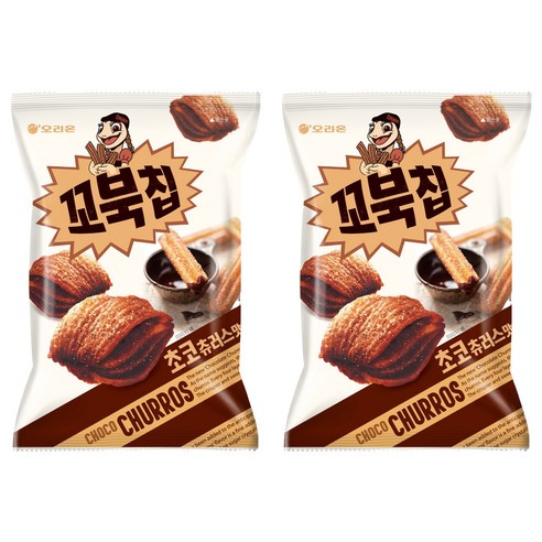 꼬북칩 초코츄러스, 120g, 2개