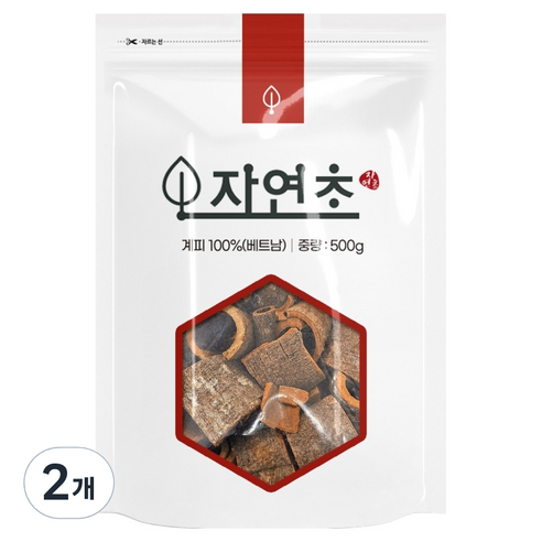 자연초 계피, 500g, 2개