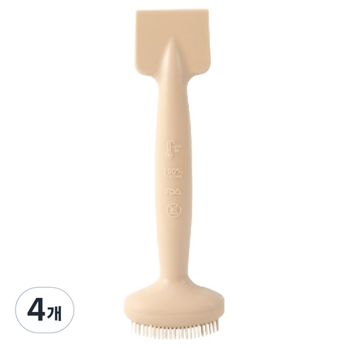 데이벨르 클렌징 팩 실리콘 브러쉬, 4개, 스킨