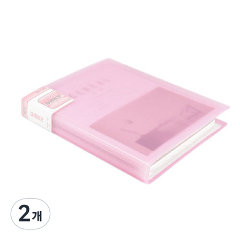 베스트 A4 클리어파일 60p, 레드, 2개