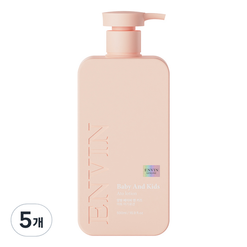 앙방 베이비 앤 키즈 대용량 아토 아기 고보습 로션, 5개, 500ml