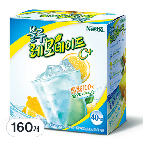 네슬레 블루레모네이드, 40개입, 4개