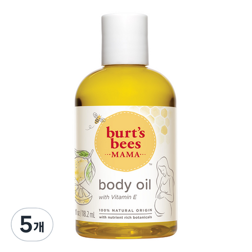 버츠비 마마 비 너리싱 바디오일, 118.2ml, 5개