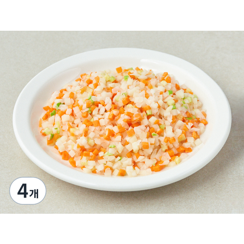 친환경 볶음밥용 채소, 360g(120g x 3입), 4개