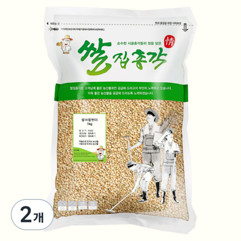 쌀집총각 발아 찰현미, 1kg, 2개