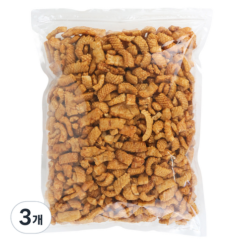 우리가스토리 오징어 맛칩 과자, 700g, 3개
