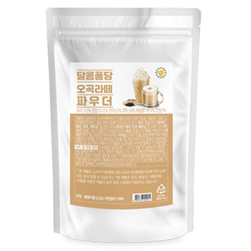달콤퐁당 오곡라떼 파우더, 1kg, 1개입, 1개