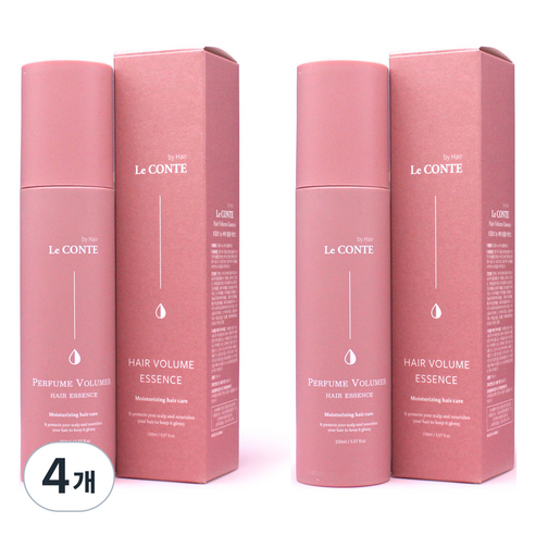 르꽁뜨바이헤어 두피 탈모케어 다시마 퍼퓸 볼류머, 150ml, 4개
