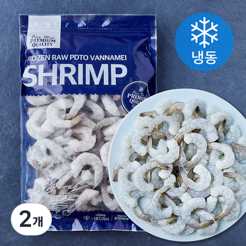 바이킹마켓 흰다리 새우살 (냉동), 2개, 900g(31/40)