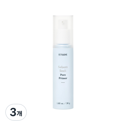 에뛰드 피지쏙 포어 프라이머 30g, 투명, 3개