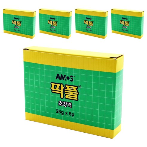 아모스 초강력 딱풀, 25g, 25개