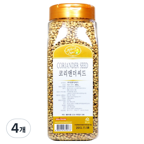 내츄럴스파이스 코리앤더 씨드, 300g, 4개