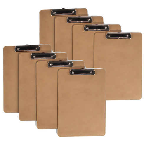 엉클킴 클립보드 A4, 브라운, 8개