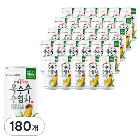 V라인얼굴 광동옥수수수염차, 180ml, 180개