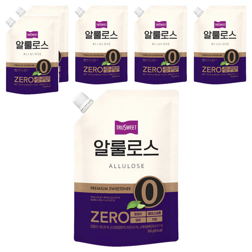 트루스위트 알룰로스 분말, 350g, 6개