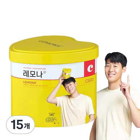 경남제약 레모나 산 손흥민 에디션, 140g, 15개