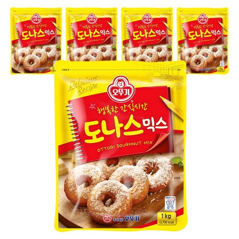 오뚜기 도나스믹스, 1kg, 5개