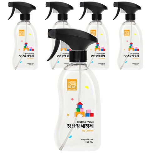 네이쳐러브메레 유아 장난감 세정제, 400ml, 5개