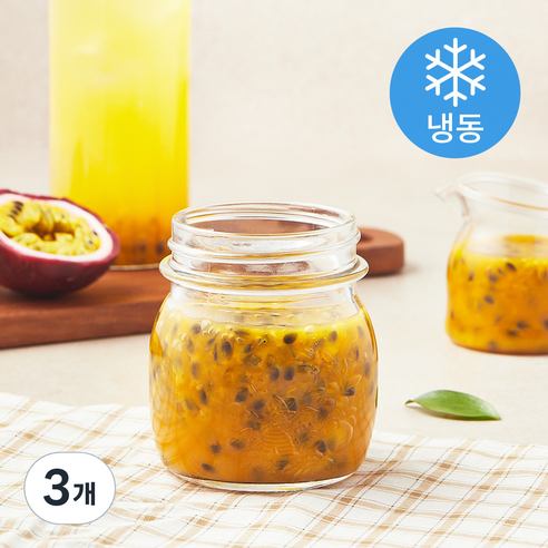 패션후르츠 퓨레 (냉동), 3개, 1kg
