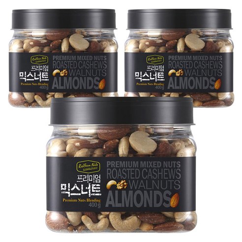 리치팜너트 프리미엄 믹스넛, 400g, 3개