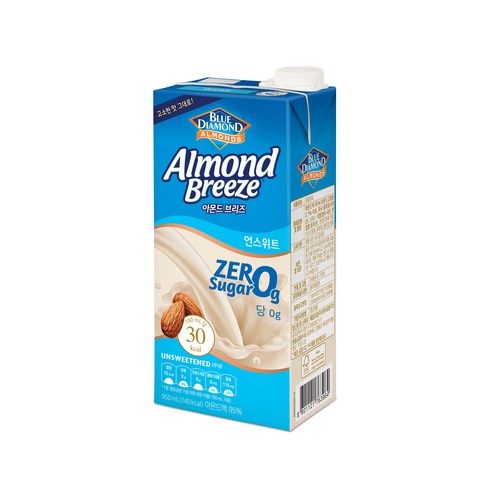 아침 붓기 걱정 없이 가볍게 즐기는 아몬드브리즈 언스위트