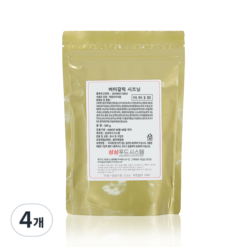 상상시즈닝 버터갈릭 시즈닝, 300g, 4개