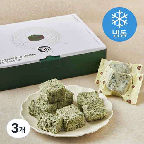 명담 쑥 설기 (냉동), 50g, 20개입, 3개