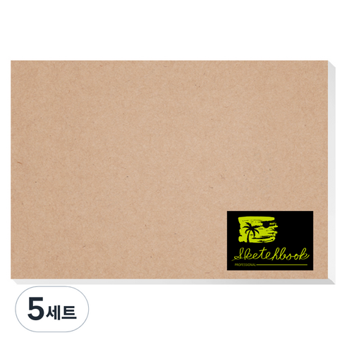 영아트 전문가 KF 스케치북 패드타입, 5절, 35매, 5세트