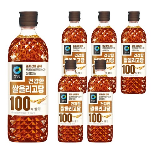 청정원 쌀올리고당, 1.2kg, 6개