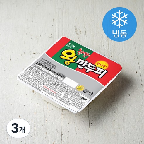 고향 찹쌀 왕만두피 (냉동), 360g, 3개