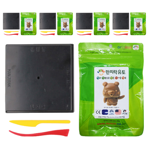 만지락 이야코 소프트유토 300g + 검정판 세트, 5세트
