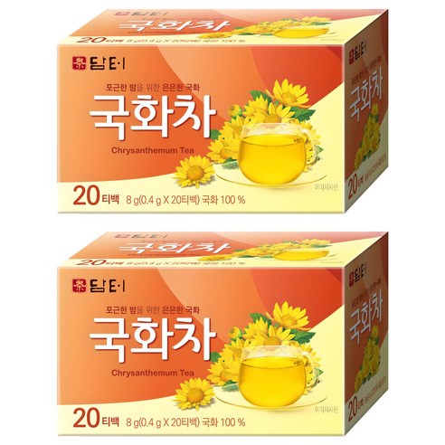 담터 국화차, 0.4g, 20개입, 2개