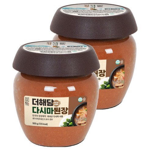 더해담 다시마 된장, 500g, 2개
