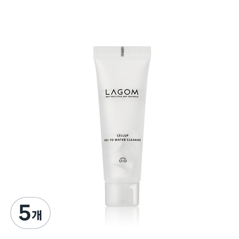 라곰 셀럽 젤 투 워터 클렌저 미니, 30ml, 5개