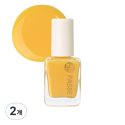 파셋 셀럽 네일컬러 폴리쉬 매니큐어 7ml, 26 바나나옐로우, 2개